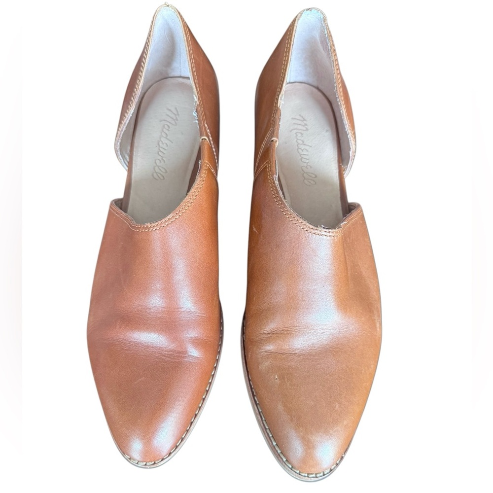 Madewell The Lucie Shoe in Leather Tan Size 7 Slip On - Picture 6 of 12